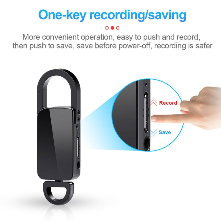 S20 64GB Keychain HD Noise Reduction Portable Recording Pen - U-Disk Recorder by PMC Jewellery | Online Shopping South Africa | PMC Jewellery | Buy Now Pay Later Mobicred