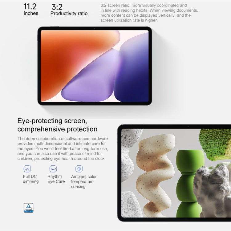 Xiaomi Pad 7 11.2 inch, 8GB+256GB, HyperOS 2 Qualcomm Snapdragon 7+ Gen3 Octa Core (Green) - free shipping - PMc TechLife - Order now!
