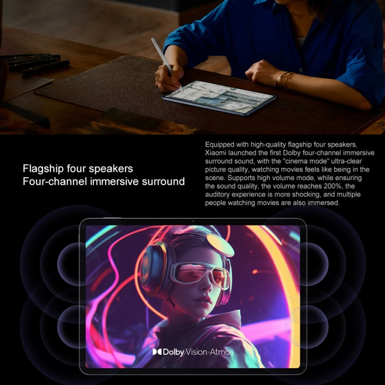 Xiaomi Pad 7 Pro 11.2 inch Soft Light Screen, 12GB+256GB, HyperOS 2 Qualcomm Snapdragon 8s Gen3 Octa Core (Blue) - free shipping - PMc TechLife - Order now!