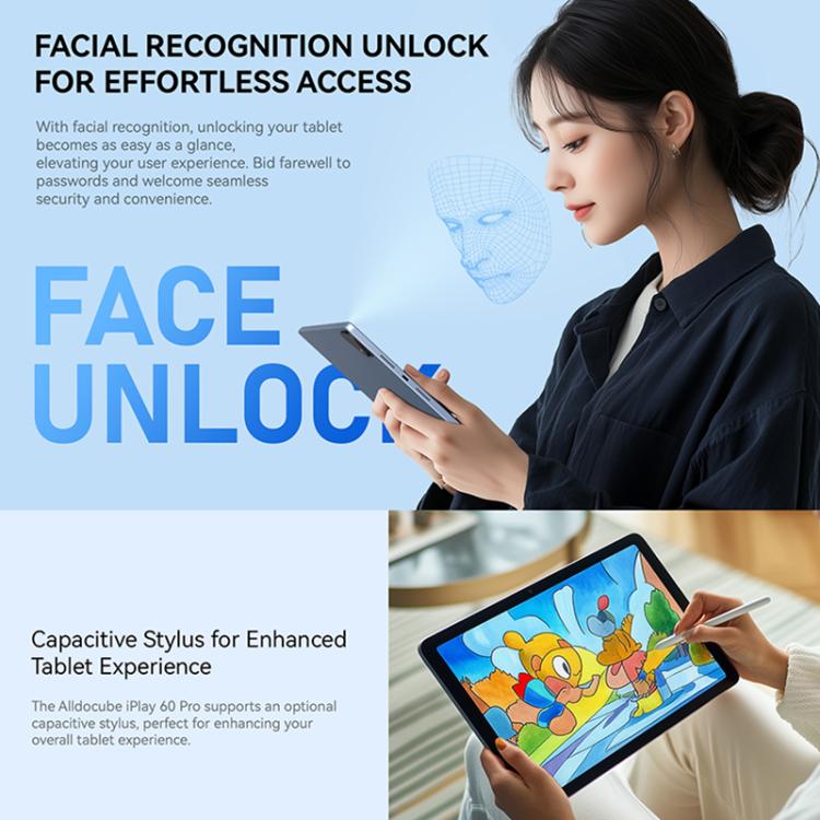 ALLDOCUBE iPlay 60 Pro 4G LTE Tablet PC, 6GB+128GB, 11 inch Android 14 MediaTek Helio G99 Octa Core Support Dual SIM (Dark Gray) - free shipping - PMc TechLife - Order now!