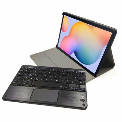 DY-E10 2 in 1 Removable Bluetooth Keyboard + Protective Leather Tablet Case with Touchpad & Holder for Lenovo Tab E10(Blue) - Lenovo Keyboard by PMC Jewellery | Online Shopping South Africa | PMC Jewellery