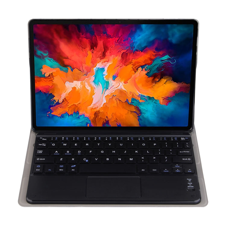 DY-E10 2 in 1 Removable Bluetooth Keyboard + Protective Leather Tablet Case with Touchpad & Holder for Lenovo Tab E10(Rose Gold) - Lenovo Keyboard by PMC TechLife | Online Shopping South Africa | PMC TechLife