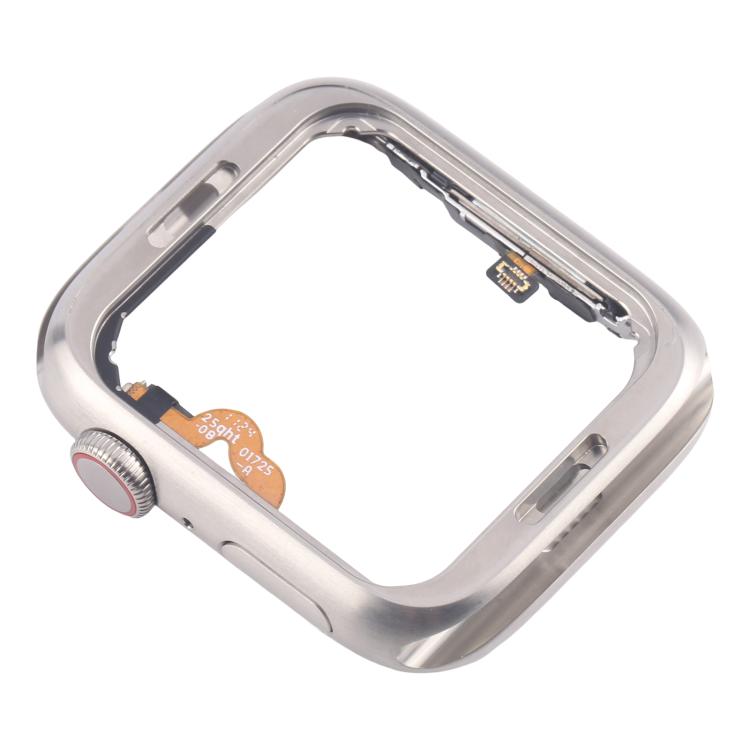 For Apple Watch Series 5 40mm LTE Stainless Steel Middle Frame Bezel Plate with Crown Spin Axis Flex Cable - Middle Frame by PMc TechLife | Online Shopping South Africa | PMc TechLife | Buy Now Pay Later Mobicred