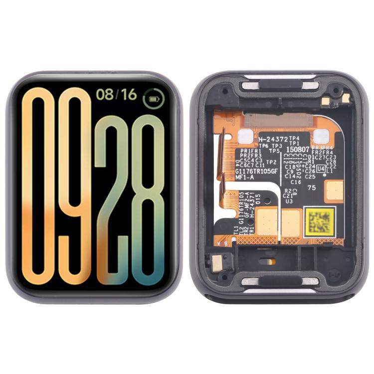 For Xiaomi Smart Band 9 Pro Original LCD Screen with Frame (Black) - For Xiaomi by PMC TechLife | Online Shopping South Africa | PMC TechLife | Buy Now Pay Later Mobicred