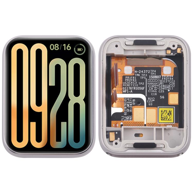 For Xiaomi Smart Band 9 Pro Original LCD Screen with Frame (Silver) - For Xiaomi by PMC TechLife | Online Shopping South Africa | PMC TechLife | Buy Now Pay Later Mobicred