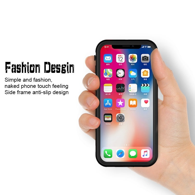 For iPhone XS Max 2m Waterproof Snowproof 2m Shockproof Dustproof PC+Silicone Case (Black) - More iPhone Cases by PMC TechLife | Online Shopping South Africa | PMC TechLife