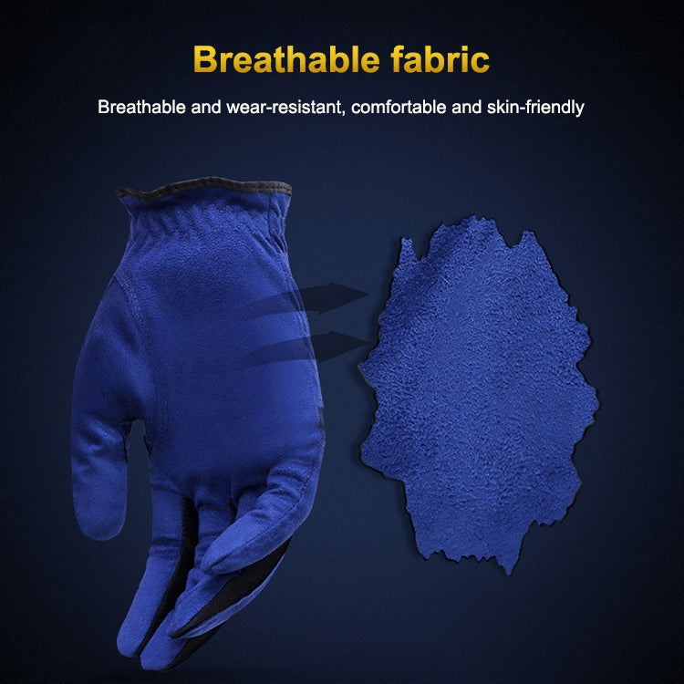 PGM Golf Microfiber Cloth Breathable Single Gloves for Men(Size: 22-Left Hand) - Safety Gloves by PGM | Online Shopping South Africa | PMC TechLife | Buy Now Pay Later Mobicred