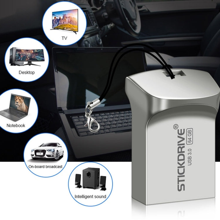 STICKDRIVE 128GB USB 3.0 High Speed Creative Metal U Disk - USB Flash Drives by STICKDRIVE | Online Shopping South Africa | PMC TechLife | Buy Now Pay Later Mobicred