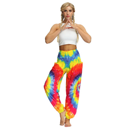 Tie-dye Gradient Beach Holiday Bloomers Suit (Color:Free Size Size:YCI052) - Suit by PMC Jewellery | Online Shopping South Africa | PMC Jewellery