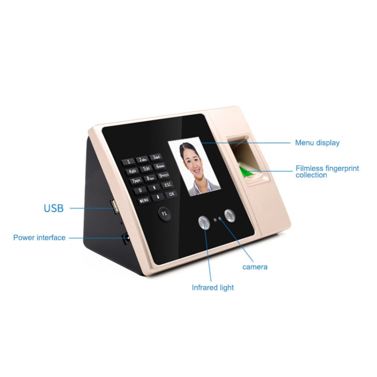 FA02 Face Recognition Fingerprint Time Attendance Machine - free shipping - PMC TechLife - Order now!