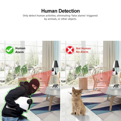 SirHome SH038 4.0 Million Pixels QHD 2.4G/5G WiFi IP Camera, Support Night Color & Motion Detection & Two Way Talk & Human Detection & TF Card, AU Plug - Wireless Camera by SriHome | Online Shopping South Africa | PMC Jewellery