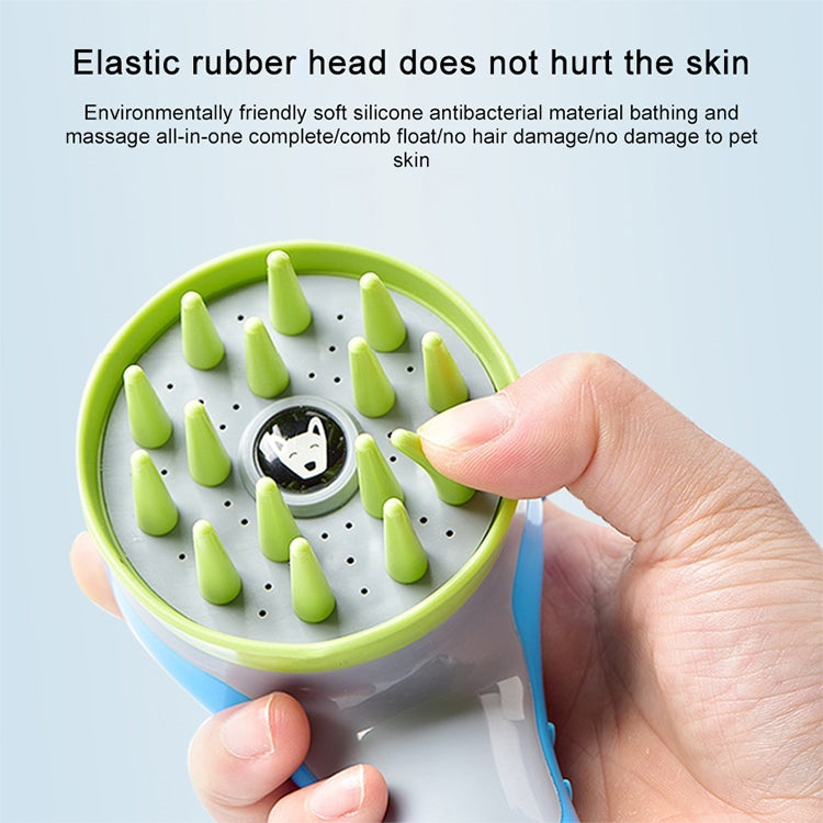 Pet Shower Shower Brush with Non-slip Handle Nozzle(White) - Grooming by PMC TechLife | Online Shopping South Africa | PMC TechLife | Buy Now Pay Later Mobicred