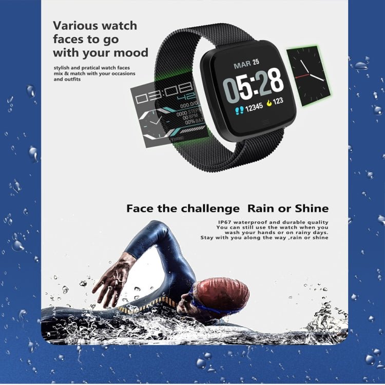 DTNO.1 G12 1.3 inches OLED Color Screen Smart Bracelet IP67 Waterproof, Nylon Watchband, Support Call Reminder /Heart Rate Monitoring /Sedentary Reminder /Multi-sport Mode(Black) - Smart Wristbands by DTNO.1 | Online Shopping South Africa | PMC Jewellery | Buy Now Pay Later Mobicred