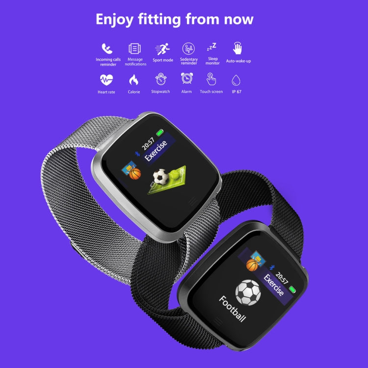 DTNO.1 G12 1.3 inches OLED Color Screen Smart Bracelet IP67 Waterproof, Nylon Watchband, Support Call Reminder /Heart Rate Monitoring /Sedentary Reminder /Multi-sport Mode(Black) - Smart Wristbands by DTNO.1 | Online Shopping South Africa | PMC Jewellery | Buy Now Pay Later Mobicred