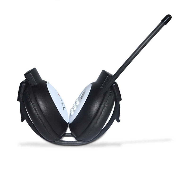 HRD-308S Portable FM Campus Radio Receiver Headset(Black) - Radio Player by PMC TechLife | Online Shopping South Africa | PMC TechLife