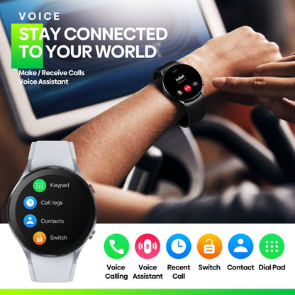 Zeblaze GTR 3 1.32 inch Smart Watch, Support Voice Calling / Heart Rate / Blood Oxygen / On-Wrist Skin Temperature / Sport Modes (Silver) - Smart Watches by Zeblaze | Online Shopping South Africa | PMC Jewellery | Buy Now Pay Later Mobicred