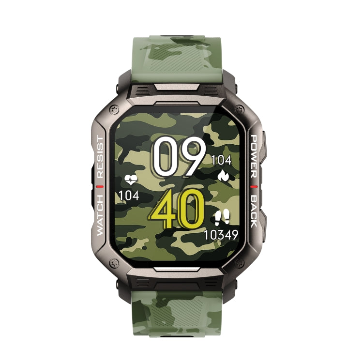 HAMTOD NX3 1.83 inch Smart Watch, Support Bluetooth Call / Sleep / Heart Rate / Blood Oxygen / Blood Pressure Monitoring(Camouflage) - Smart Watches by HAMTOD | Online Shopping South Africa | PMC Jewellery | Buy Now Pay Later Mobicred