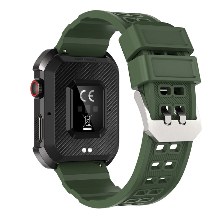 HAMTOD NX3 Pro 1.83 inch Rugged Smart Watch, Support Bluetooth Call / Sleep / Heart Rate / Blood Oxygen / Blood Pressure Monitoring(Green) - Smart Watches by HAMTOD | Online Shopping South Africa | PMC Jewellery | Buy Now Pay Later Mobicred