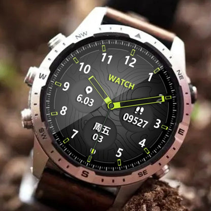 HAMTOD GT45 1.6 inch Waterproof Smart Watch, Support Bluetooth Call / Heart Rate / Blood Oxygen Monitoring / NFC(Silver) - Smart Watches by HAMTOD | Online Shopping South Africa | PMC Jewellery | Buy Now Pay Later Mobicred