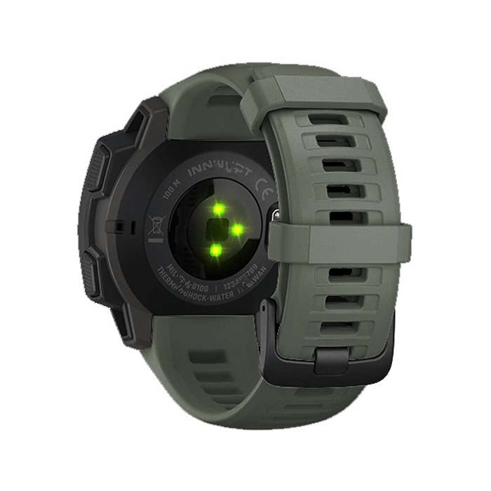Silicone Watch Band for Garmin Instinct 22mm, Host not Included(Army Green) - Watch Bands by PMC TechLife | Online Shopping South Africa | PMC TechLife | Buy Now Pay Later Mobicred