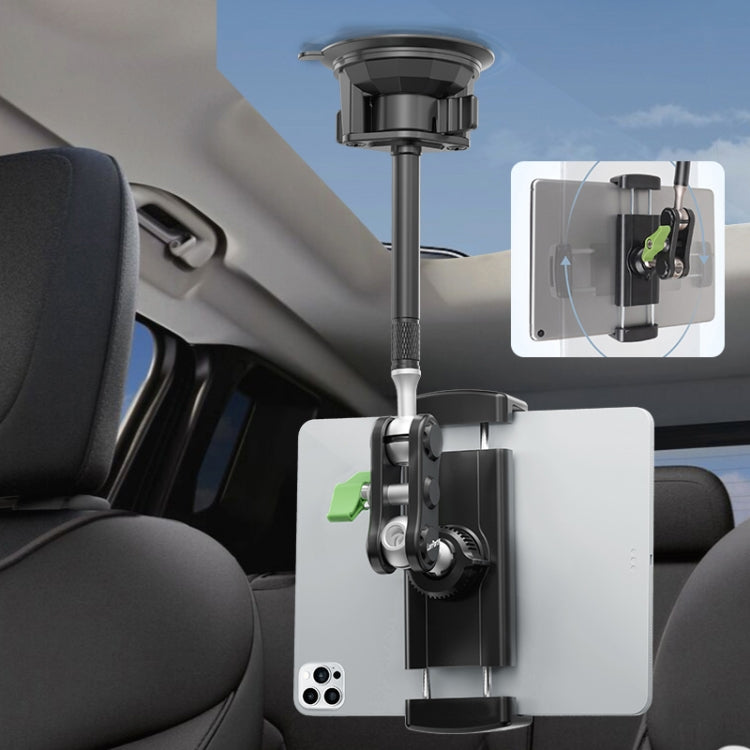 UBA-P1L Car Flexible Tablet Suction Cup Clamp Holder with Extension Rod without Remote Control - Car Holders by PMC TechLife | Online Shopping South Africa | PMC TechLife