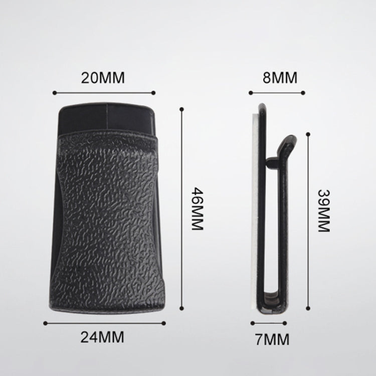 2 Pair Adhesive Car Mini Hook Card Holder - Auto Fastener & Clips by PMC TechLife | Online Shopping South Africa | PMC TechLife