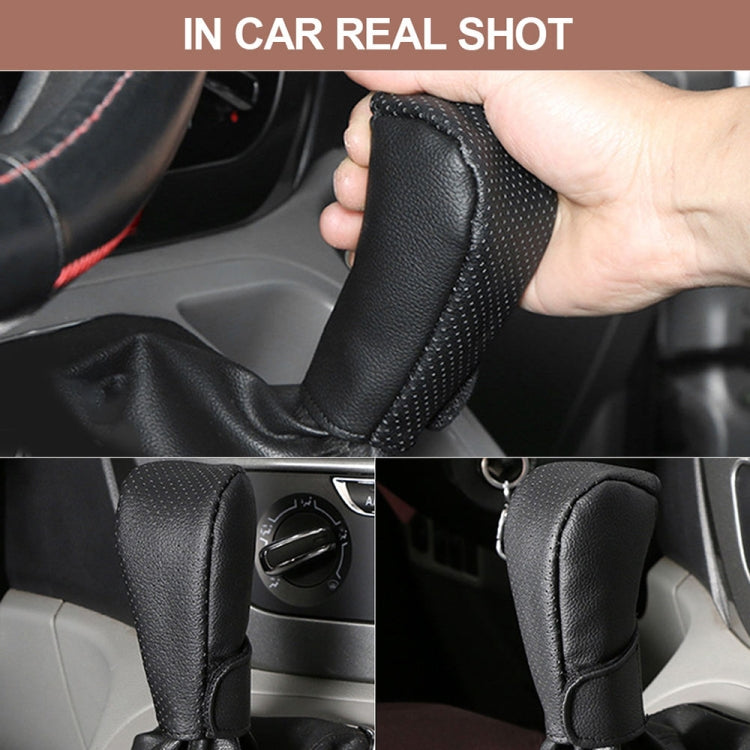 Universal Car PU Leather Gear Shift Knob Protective Cover (Black) - Shift Knob by PMC TechLife | Online Shopping South Africa | PMC TechLife | Buy Now Pay Later Mobicred