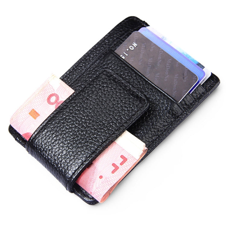 Cowhide Leather Solid Color Card Holder Wallet RFID Blocking Card Bag Protect Case with 3 Card Slots & Photo Frame, Size: 110*77*4mm(Coffee) - Antimagnetic RFID Package by PMC TechLife | Online Shopping South Africa | PMC TechLife | Buy Now Pay Later Mobicred