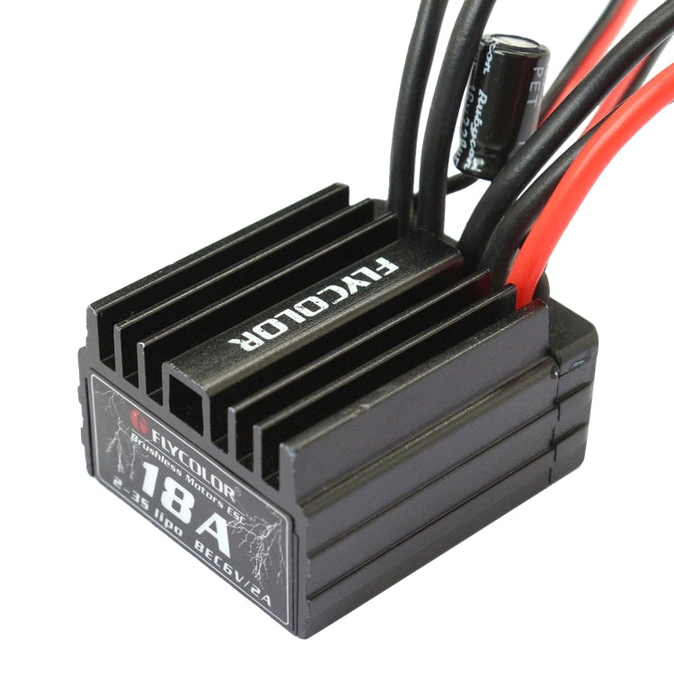 Flycolor Thunder Series 18A Sensorless Brushless Electronic Speed Controller for RC Car - Motor & Speed Controller by PMC TechLife | Online Shopping South Africa | PMC TechLife