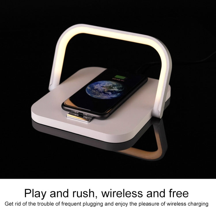 XM9902 Portable Wireless Charger Touch LED Desk Lamp (White) - Wireless Charger by PMC TechLife | Online Shopping South Africa | PMC TechLife