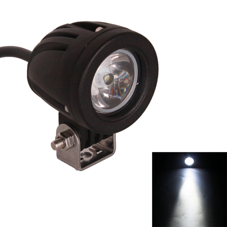 DC 9-32V 10W 1000LM 6500K Waterproof Vehicle Car Boat Marine External Work Lights Emergency Lights 30 Degrees Spot Light LED Car Bulbs with 1 Intense LED Lights(White Light) - Work Lights by PMC Jewellery | Online Shopping South Africa | PMC Jewellery | Buy Now Pay Later Mobicred