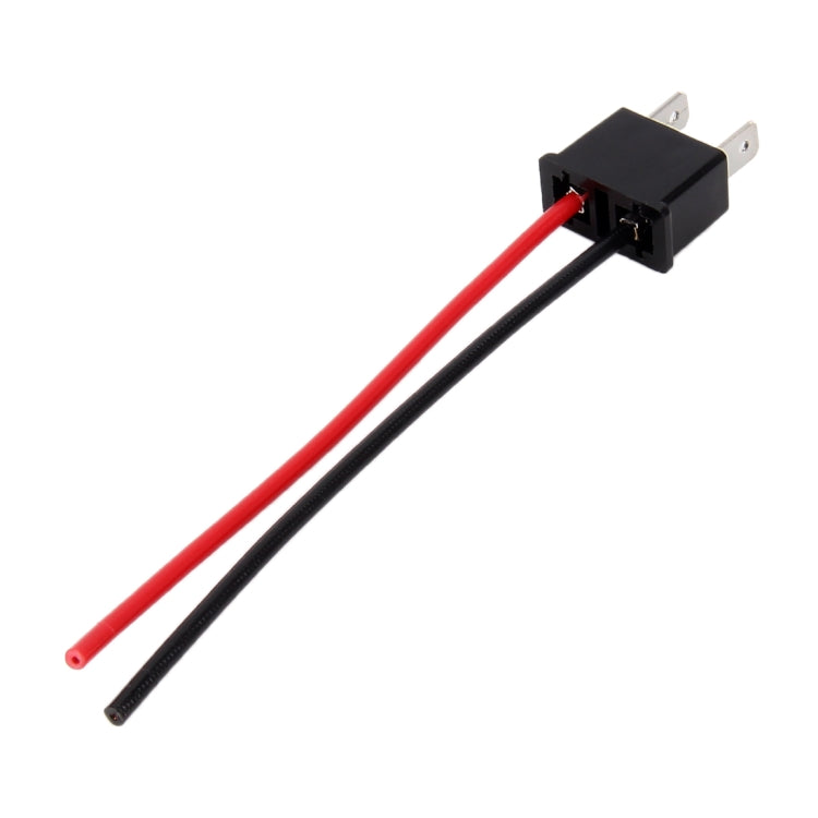 1 Pair H7 Bulb Holder Base Male Socket with Wire - Wires by PMC TechLife | Online Shopping South Africa | PMC TechLife | Buy Now Pay Later Mobicred