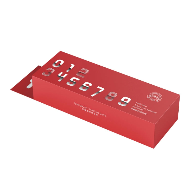 Creative Temporary Parking Card Car Sticker (Silver) - Parking Card by PMC TechLife | Online Shopping South Africa | PMC TechLife