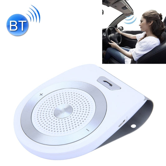 T821 Tour Bluetooth In-Car Speakerphone(White) - Car MP3 & MP4 & MP5 by PMC Jewellery | Online Shopping South Africa | PMC Jewellery