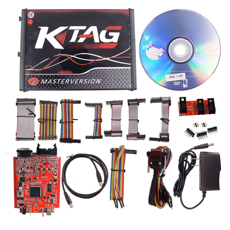 KTAG V7.020 Red PCB Board ECU Programming Tool Unlimited Token, US Plug - Code Readers & Scan Tools by PMC Jewellery | Online Shopping South Africa | PMC Jewellery