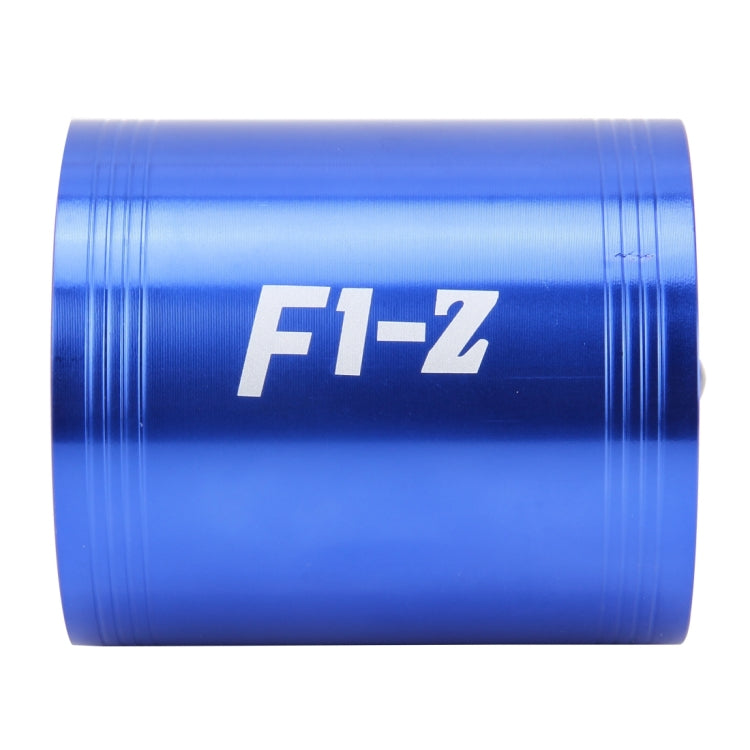 F1-Z Car Stainless Universal Supercharger Dual Double Turbine Air Intake Fuel Saver Turbo Turboing Charger Fan Set kit(Blue) - Engine Fittings by PMC Jewellery | Online Shopping South Africa | PMC Jewellery