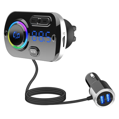 BC49BQ Car Digital Radio Receiver Bluetooth MP3 Player FM Transmitter Voice Assistant QC3.0 Quick Charger - Bluetooth Car Kits by PMC Jewellery | Online Shopping South Africa | PMC Jewellery