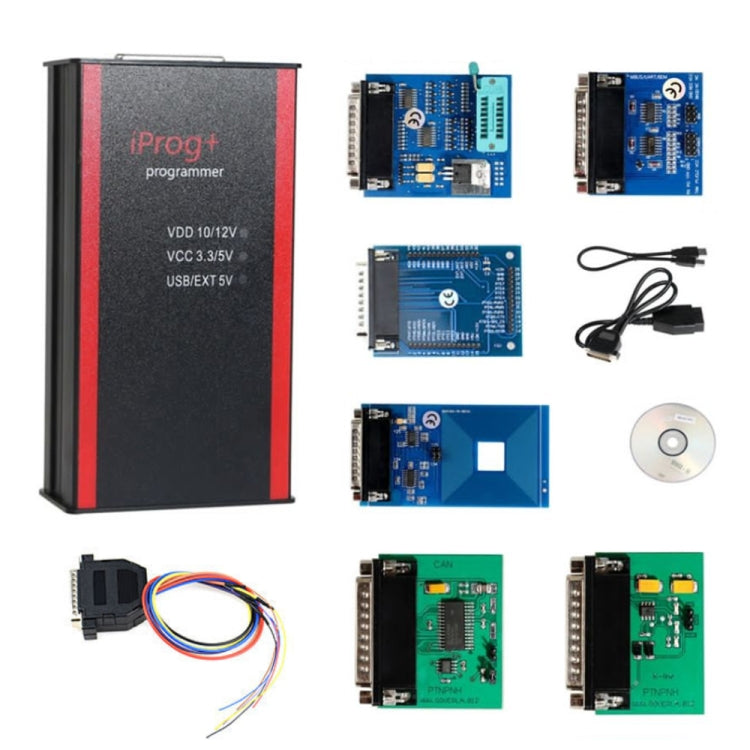 Iprog+ Pro V48 Car Key Programmer Odometer Correction Airbag Reset Tool - free shipping - PMC TechLife - Order now!