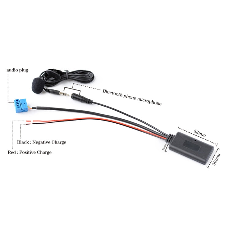 Car Wireless Bluetooth Module AUX Audio Adapter Cable AUX Bluetooth Music + MIC for Mazda M6 M3 RX-8 MX-5 / Bestune B70 - DIY Cables by PMC TechLife | Online Shopping South Africa | PMC TechLife