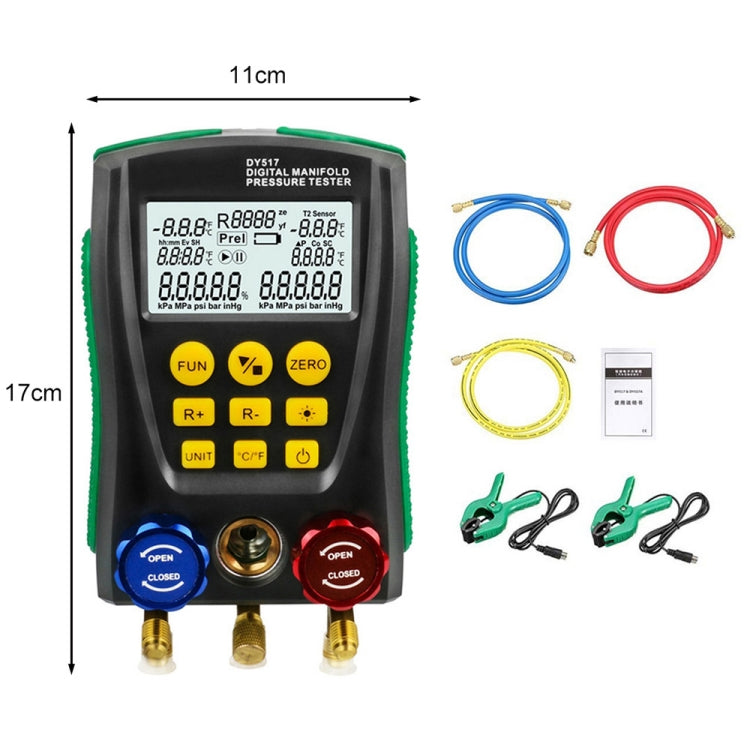 DUOYI DY517A Car Air Conditioning Diagnostic Instrument Temperature Monitor Fluoride Meter - Electronic Test by DUOYI | Online Shopping South Africa | PMC Jewellery | Buy Now Pay Later Mobicred