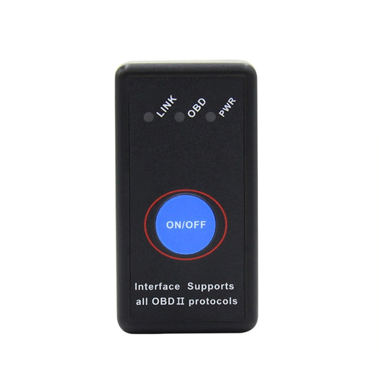 Mini Bluetooth 4.0 ELM327 OBD Car Fault Diagnostic Scanner with Power Switch - Code Readers & Scan Tools by PMC TechLife | Online Shopping South Africa | PMC TechLife