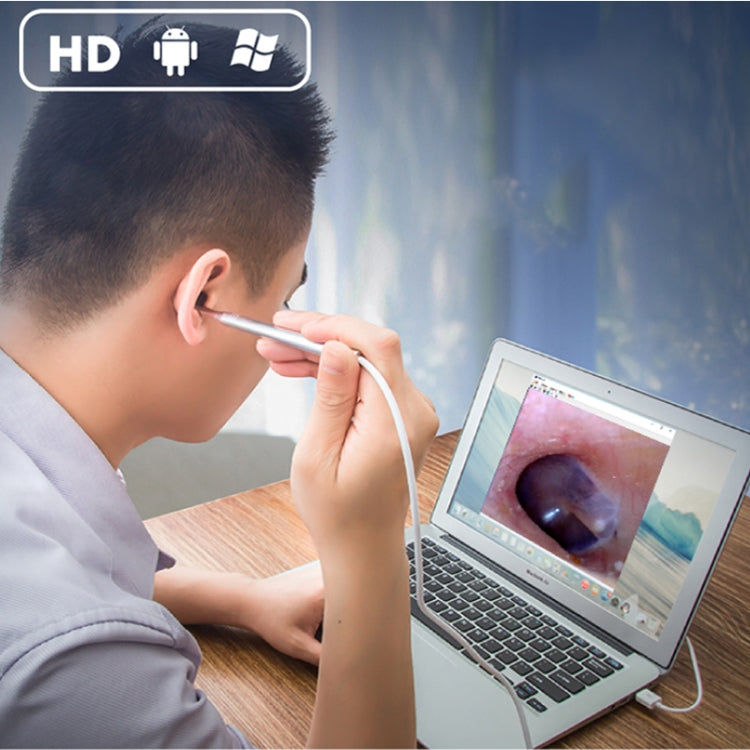 1MP HD Visual Ear Nose Tooth Endoscope Borescope with 6 LEDs, Lens Diameter: 4.3mm -  by PMC TechLife | Online Shopping South Africa | PMC TechLife