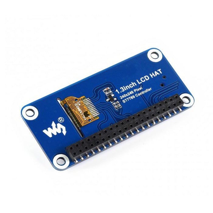 WAVESHARE 240x240 1.3inch IPS LCD Display HAT for Raspberry Pi - LCD & LED Display Module by PMC TechLife | Online Shopping South Africa | PMC TechLife
