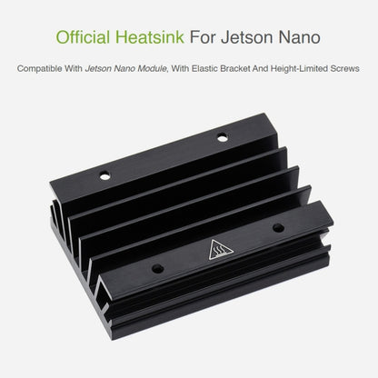 Official Heatsink for Jetson Nano(Black) - Other Accessories by WAVESHARE | Online Shopping South Africa | PMC Jewellery