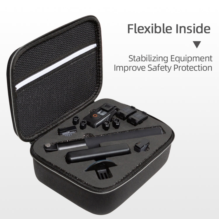 For DJI Osmo Action 3 Carrying Storage Case Bag,Size: 24 x 19 x 9cm (Black) - Case & Bags by PMC TechLife | Online Shopping South Africa | PMC TechLife | Buy Now Pay Later Mobicred