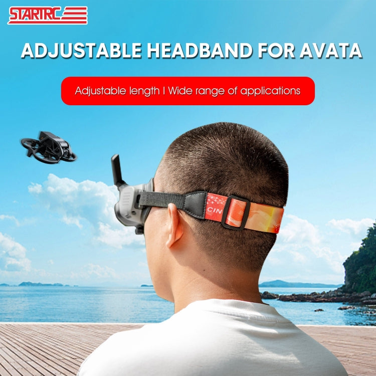 For DJI Avata Goggles 2 STARTRC Headband Elastic Straps(Blue) - Other Accessories by STARTRC | Online Shopping South Africa | PMC Jewellery