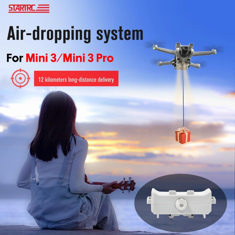 For DJI Mini 3 / Mini 3 Pro STARTRC Air-Dropping System Thrower Parabolic Bracket (Grey) - Holder Series by STARTRC | Online Shopping South Africa | PMC Jewellery