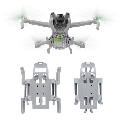 For DJI Mini 3 STARTRC LED Light Folding Anti-fall Heightened Landing Gear Training Rack (Grey) - Other by STARTRC | Online Shopping South Africa | PMC Jewellery | Buy Now Pay Later Mobicred