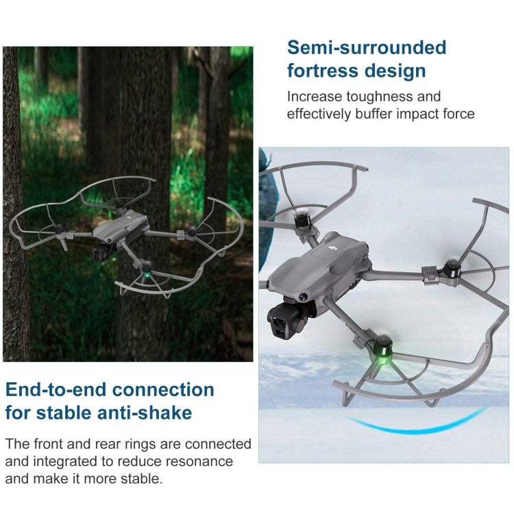 For DJI Air 3 STARTRC Drone Propeller Protective Guard Anti-collision Ring (Grey) - free shipping - PMC TechLife - Order now!