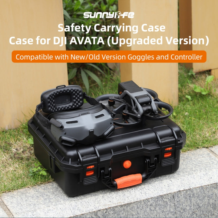 For DJI Avata Sunnylife AQX-6-U Upgraded Waterproof Shockproof Safety Carry Case Storage Bag (Black) -  by Sunnylife | Online Shopping South Africa | PMC Jewellery